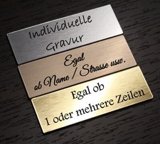 Türschild Klingelschild