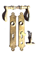  Türgarnitur / Türbeschläge / Türdrücker / Türklinken, Berliner Welle 