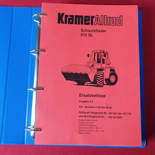 Ersatzteilliste für kramer - ersatzteilliste,