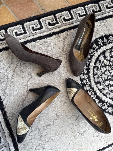 Vintage pumps echt leder - vintage, 38