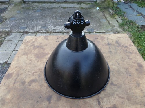 Alte ddr tgl emaille lampe - alte,