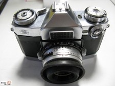 Zeiss Ikon Contaflex Spiegelreflex + Wechselmagazin Objektiv Tessar 2,8/50 lens