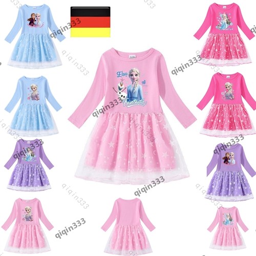 Kinder kleid mädchen elsa - mädchen,