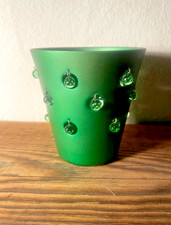 RÄDER Windlicht, Teelichthalter mit Glasperlen, grün, Glanz, HxB 11 x 10,5 cm