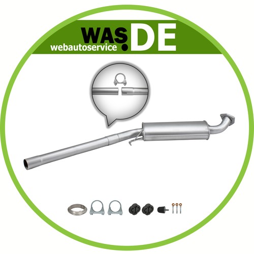 Auspuff mittelschalldämpfer - auspuff,