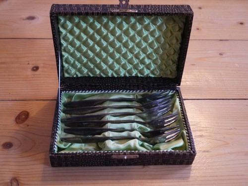 Teile altes besteck - 6, pers