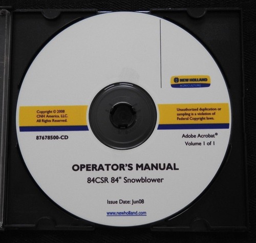 Original new holland 84csr - original,
