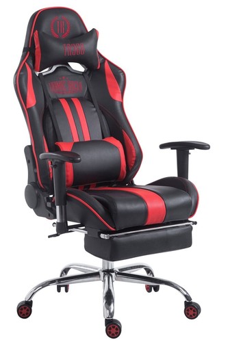 Bürostuhl rot schwarz - 150, kg