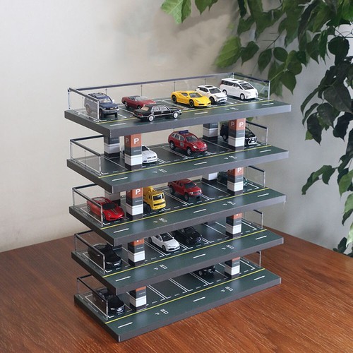 Parkplatz diorama vitrine - diorama,