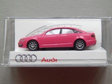 Busch SOMO Modellauto-Sammlerbörse Ingolstadt - Audi A6 C6 pink in OVP - H0/1:87