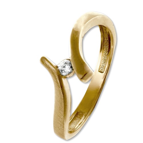 Golddream gold ring wave - gold,