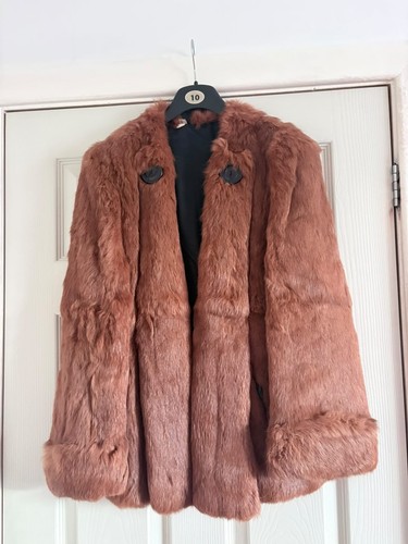 Echte vintage fuchspelzjacke - echte,