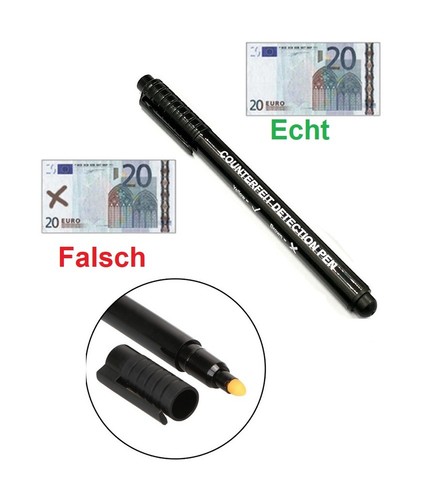 Falschgeld prüfstift - falschgeld,