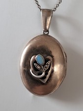 Jugendstil Silber Anhänger