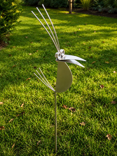 Edelstahl vogel garten - /,