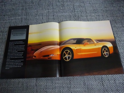 Corvette prospekt brochure - c5,
