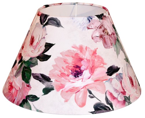 Lampenschirm mit blumenmuster - lampenschirm,