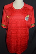 Trikot von Ghana, Größe M, von Puma, Saison 2014-2016, Rot