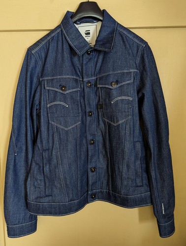 Star raw jeansjacke blau - jeansjacke,,