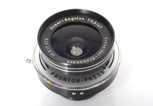 Schneider super angulon - schneider, f/5.6