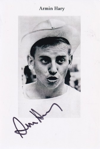 Autogramm armin hary - autogramm,