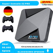 KINHANK Super Console X2 Pro Retro Spielkonsole – 90.000 Spiele | PS1/DC/MAME |