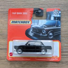 MATCHBOX "1969 BMW 2002" FARBE SCHWARZ OVP UNGEÖFFNET 84/100