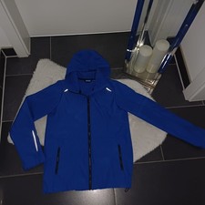 Neu Softshelljacke Crivit royalblau 158 164  Regenjacke Fleece gefüttert Top