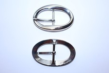 Gürtelschnalle, Gürtelschließe, Metall, silber o. messing, Größe: ca. 25 mm