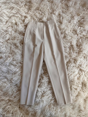 Zara hose high - zara, beige,