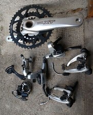 Shimano Deore XT Gruppe 3x9Gänge ST RD FD FC BR M760 761, Kurbel 44/32/22 170mm