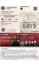 Sammler Ticket FC Bayern
