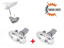 2x Seitenblinker links + rechts für Citroen Peugeot Toyota Opel in Chrom Blinker