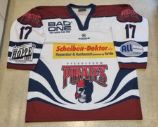 HANNOVER PFERDETURM PIRATES Trikot 17 MÜLLER, weiß, Bad-one XL, Eishockey,