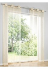 Heine Home Fadenstore Vorhang Raumteiler Insektenschutz sand Ösen H/B 160x145 cm