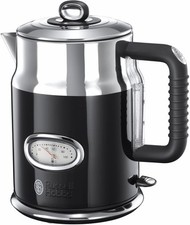 RUSSELL HOBBS Wasserkocher Retro Classic Noir 21671-70 2400W 1,7L Design schwarz