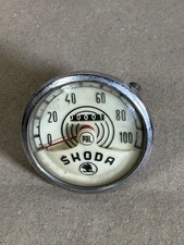 Tachometer Skoda Oldtimer Tacho PAL DDR ČSSR CZ 100 km/h UNGETESTET ​​