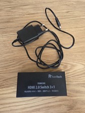 HDMI Switch 3 in 1 out 3x1 Automatische Umschaltung 4K 60Hz HDR UHD CEC