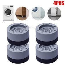 4X Waschmaschinen Unterlage Gummimatte Antirutsch Antivibration Trockner Bad