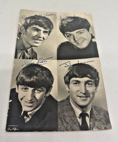 The beatles original postkarte - the,
