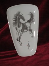 Alka Kunst Bavaria Wandteller 50/60er Jahre galoppierendes Pferd