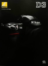 Nikon D 3 ein Prospekt / Broschüre