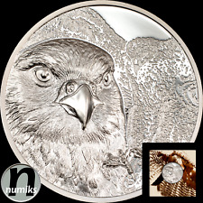 FALKE / FALCON - Mongolei 2023 - 1 Oz Silber PP /Proof + Ultra High Relief - BOX
