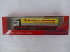Herpa  LKW MB Kässbohrer Luftfederung Planen Sattelzug 1:87 in OVP