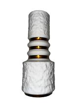 Royal KPM Porzellan Vase OP ART Bisquitporzellan Matte Vintage 60s 70s Relief