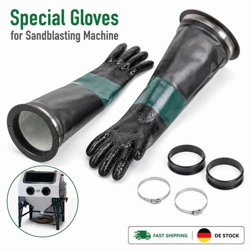 Sandstrahlhandschuhe 60cm - de,