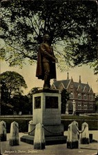 Ak Bedford Bedfordshire England, Bunyan Statue,  Statue von John... - 4862991