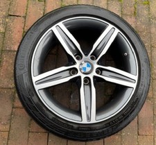 Original BMW 1er Alufelgen 7,5J X 17 Zoll Styling 379 ET 43 mit Sommerreifen