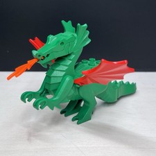 ✅ Lego Drache grün Flamme