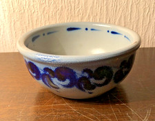 Steingut Schale grau-blau